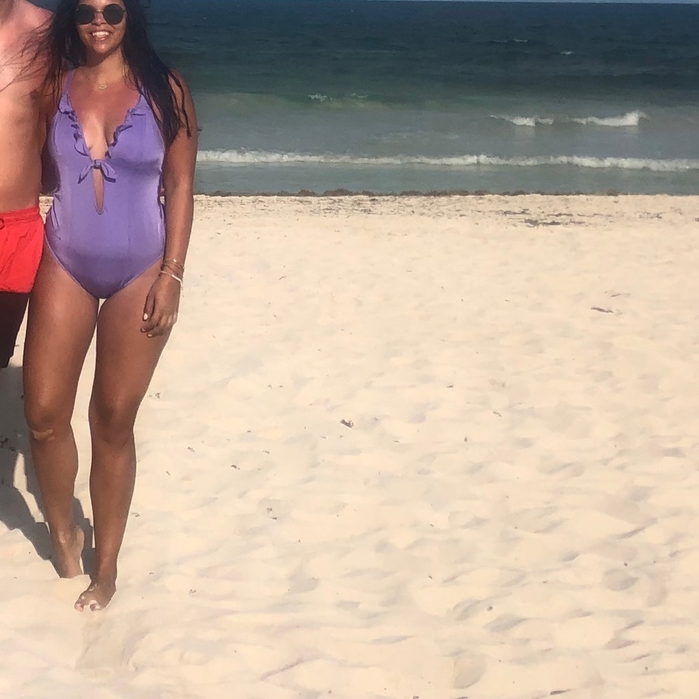 High Cut ruffle swimsuit!